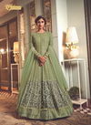 Pista Green Colour Latest Fancy Heavy Designer Wedding Wear Butterfly Net With Heavy Diamond Work Salwar Suit Collection 6501-A